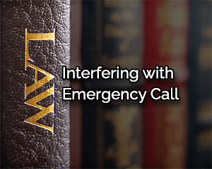 interfering with an emergency call in Oklahoma