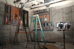 We found some very old telephone circuits in the building....