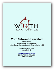 Oklahoma tort reform unconstitutional